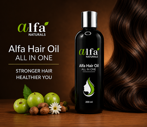 Alfa Hair Oil | All-in-One | 100% Natural Hair Growth