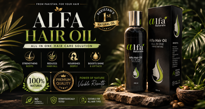 Organic Hair Oil + Mix Seeds Bundle – Alfa Naturals | Hair Growth & Energy Boost